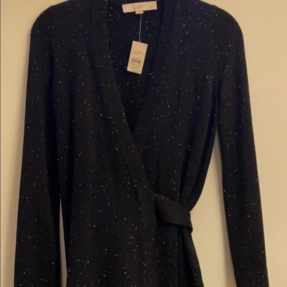 Ann Taylor Loft Wrap Sweater with Tags